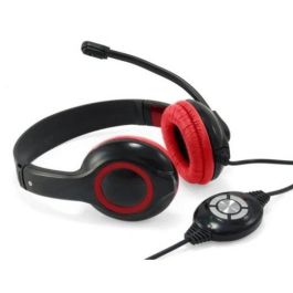 Conceptronic Auriculares Biaural Estéreo Micrófono Flexible con Cable USB, Color Rojo Precio: 14.49999991. SKU: B17TA6T36G