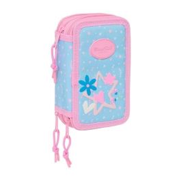 Plumier Escolar Safta Triple 37 Piezas Blackfit8 Smile 195x125x55 mm