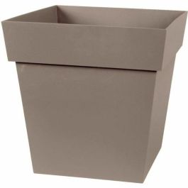 EDA Maceta cuadrada toscana - 32 x 32 x H 32 cm - 22 L - Taupe Precio: 26.49999946. SKU: B14D966EXA