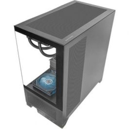 Mars Gaming Caja ATX Semitorre MCLCDX Negra con Pantalla IPS 9.16", Cristal Templado, Modular, para Gaming, Soporta Placa ATX y Refrigeración Líquida 360 mm