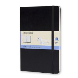 Moleskine ARTQP063 Cuaderno de Bocetos Negro L (13x21cm)
