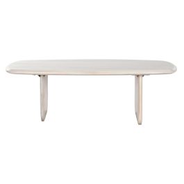 Mesa de Centro Home ESPRIT Blanco 137 x 76 x 45 cm Mesa de Centro Home ESPRIT Blanco 137 x 76 x 45 cm
