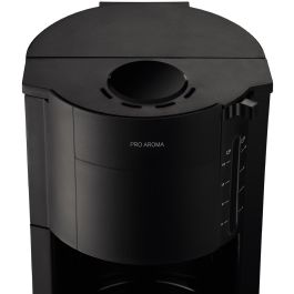 Krups F 309 08 ProAroma Cafetera de filtro 1.25L 15 tazas 1150W Negra con jarra de vidrio y sistema antigoteo
