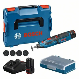 Bosch Professional Herramienta Rotativa Multifunción 12V-35 L-BOXX, Para Corte, Lijado, Fresado y Pulido