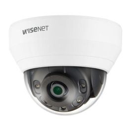 Hanwha Cámara IP Minidomo 4MP 2.8mm IR20 WDR H.265 PoE Wisenet Q Interior con Alarma y Micrófono