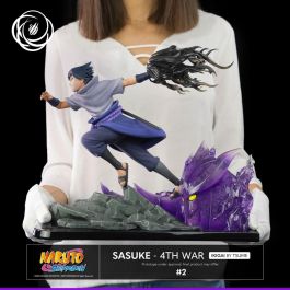 Tsume Art Figura Naruto Shippuden Sasuke 4th War - Estatua 1/6 en resina y PVC, 18x36x31 cm Tsume Art Figura Naruto Shippuden Sasuke 4th War - Estatua 1/6 en resina y PVC, 18x36x31 cm