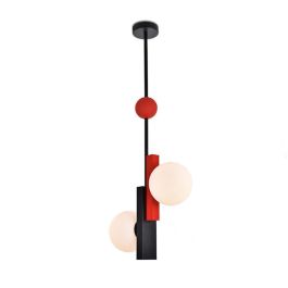 Lampara Techo Urban DKD Home Decor Negro Rojo 44 x 120 x 44 cm Precio: 45.8900002. SKU: S3031216
