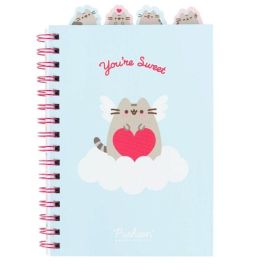 ERIK Cuaderno A5 Pusheen Purrfect Love, 80 hojas a rayas, tapa blanda, wire-o, 4 separadores Precio: 9.68999944. SKU: B15STW3XRL
