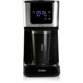 Domo Cafetera de filtro DO733K 900W 4 a 10 tazas Pantalla LCD 3 intensidades Negra