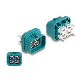 DeLOCK 90329 Conector Hembra HDMTD 100Ω con Protección IP67/IP69K para PCB - Color Aguamarina Precio: 51.59000044. SKU: B1JSTSGFNV