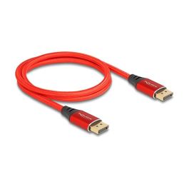 DeLOCK Cable DisplayPort 2.1 16K 60 Hz 1m - Rojo Metálico - 15360x8640, 40 Gbit/s, 240 Hz, HDCP 2.3, 3 Capas de Blindaje Precio: 34.50000037. SKU: B1E3QSX764