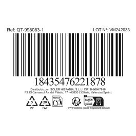 Tapa de acero inoxidable Quttin 28-30-32 cm (12 Unidades) Tapa de acero inoxidable Quttin 28-30-32 cm (12 Unidades)