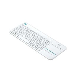 Teclado Logitech K400+ Blanco Qwerty Español QWERTY