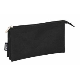 Bolsa para lapices triple negro 22x12x3cm Precio: 5.68999959. SKU: S4306164
