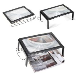 Benson Lupa de lectura con 4 leds, 3 aumentos, plástico, para libros, revistas y mapas, 27x20x2cm Precio: 12.50000059. SKU: S7901515