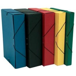 Mariola Caja de Proyectos Armada con Cierre C-Goma, Lomo Fijo 7 cm, Cartón Forrado Geltex, Azul Precio: 4.49999968. SKU: B126Q425Z3