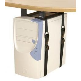 Forming Function LiftFix Soporte para CPU de Fijación Bajo Escritorio, con Espaciador de 60 mm, Negro