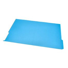 Subcarpeta Cartulina Liderpapel Din A4 Pestaña Inferior 240 gr-M2 Azul 50 unidades