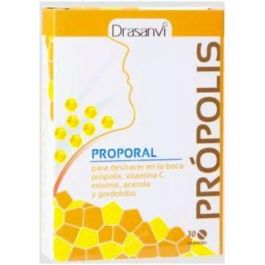 DRASANVI Própolis Masticable con Regaliz, Erísimo, Acerola y Gordolobo - 30 Comprimidos para Garganta y Voz Precio: 8.5000003. SKU: B1FG2BJERC