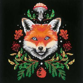 Ravensburger RAV4005556235117 CreArt - Zorro Pixie Cold Edition - Pintar por Números 20x20cm