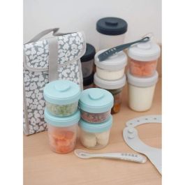 Beaba Set de Porciones Herméticas para Bebé y Niños, 8 Envases (4x150ml + 4x250ml) Apilables, Apto Microondas/Congelador, Sin BPA Beaba Set de Porciones Herméticas para Bebé y Niños, 8 Envases (4x150ml + 4x250ml) Apilables, Apto Microondas/Congelador, Sin BPA