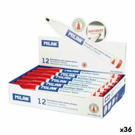 Set de Rotuladores Milan Pizarra blanca 12 Piezas (36 Unidades) Set de Rotuladores Milan Pizarra blanca 12 Piezas (36 Unidades)