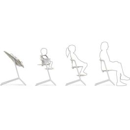 CYBEX CYB1700871359604 Trona Lemo 2 Escalable y Ajustable, para Bebés y Niños, Color Blanco Arena