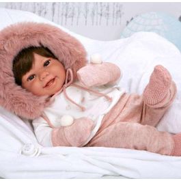 Muñecas Arias Muñeca Elegance 45 cm Zoe Rosa con Manoplas (Muñeco de Peso)