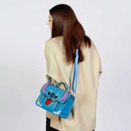 Karactermania Bolso-Mochila Satchel Lilo y Stitch Tongue Azul 27 x 11,5 x 20 cm