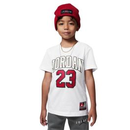 Camiseta de Manga Corta Infantil Jordan Practice Flight Blanco M