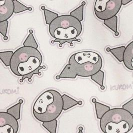 Cerdá Bolsa Shopping Hello Kitty Kuromi, Bolso Reutilizable Grande, 36.7 x 40.0 x 4.0 cm, Gris, para Niños +3 Años