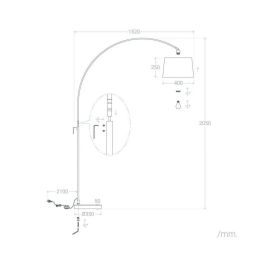 SKD-F1000 Lámpara de Pie de Metal Borujerd Diseño Minimalista Moderno Compatible Bombilla E27 Decoración Cualquier Espacio