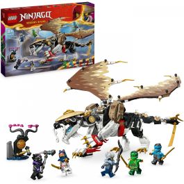 LEGO 71809 NINJAGO Equivale al Maestro Dragón, juguete ninja con 5 minifiguras (Lloyd y Nya)