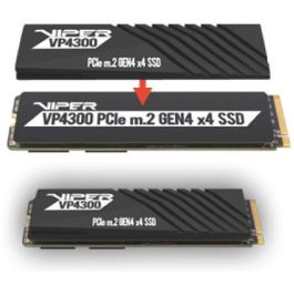 Patriot VP4300 SSD M.2 2 TB PCIe 4.0 NVMe 1.4 Schwarz
