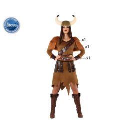 Disfraz Vikinga Marrón Adulto Mujer Adulto XXL