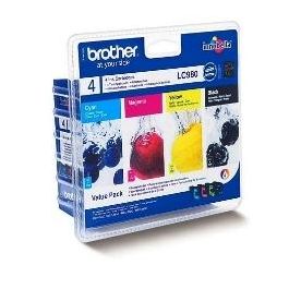 BROTHER Pack cartuchos Negro, Cian, Magenta y Amarillo DCP-145C/DCP-165C, Precio: 45.78999975. SKU: S8402107