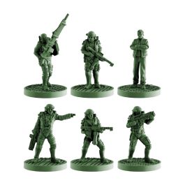 Aliens Juego de Mesa Expansion Supremos Tipos Duros ALIENS12ES 6 Miniaturas 6 Cartas Personaje 64 Cartas Experiencia Reglamento 4 Dados