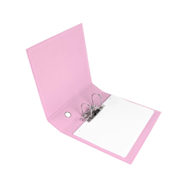 Liderpapel Archivador A4 Color System Rosa Lomo 80mm Mecanismo Palanca 75mm Compresor Metalico