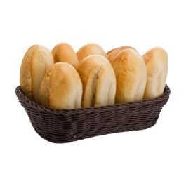 Inde Cesta para Pan Cuadrada de Polipropileno 26 x 20 x 8 cm (18 Unidades)