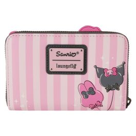 Loungefly Cartera My Melody and Kuromi Sanrio Billetero 15,24x10,16x2,54cm