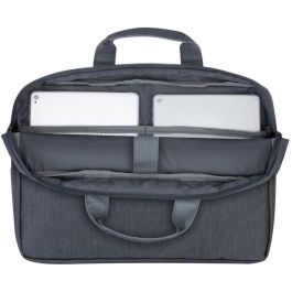 RIVACASE 7532 - Funda para portátil Prater de 15,6" en color gris