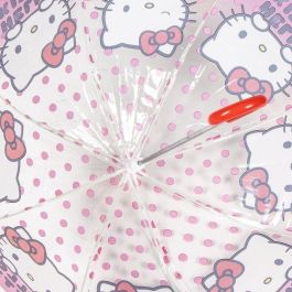 Cerdá Paraguas Manual de Burbuja Poe Hello Kitty de 45 cm Rosa para Niñas, Edad Mínima 3 Años
