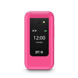 SPC Teléfono Móvil WILD para Personas Mayores 4G Rosa con Pantalla Doble y Botón SOS