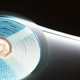 Tira LED COB 320 LEDs/M 50W 5000Lm CRI90 4200ºK 12VDC IP20 8mm Ancho x5M Blanco Natural CA-COB-320-12DC-W