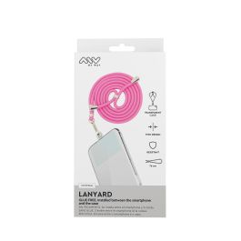 myway colgante universal para fundas cordón rosa