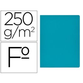 Gio Subcarpeta Simple Folio Cartulina 250 gr Azul Pack 50 Ud