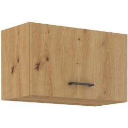 Mueble campana alto - MODENA - 60 cm - Roble artesanal y negro mate - CUISINIER