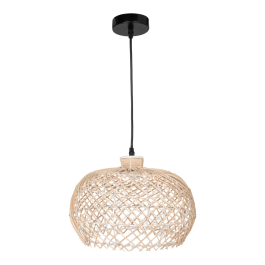 Lámpara Colgante Ratán Lámpara Colgante Felicity SKD-26-9_11 Cable Regulable en Altura Diseño Natural Elegante Precio: 24.50000014. SKU: B1H92TELLZ