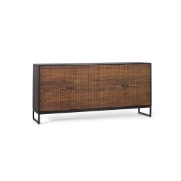 Giner y Colomer Aparador 4 Puertas Madera Palisandro Marrón 170x40x80 cm