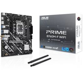 ASUS B760M-F WiFi Placa Base Micro ATX Intel B760 LGA 1700 DDR5 con Wi-Fi 6 y Bluetooth 5.3 para PC